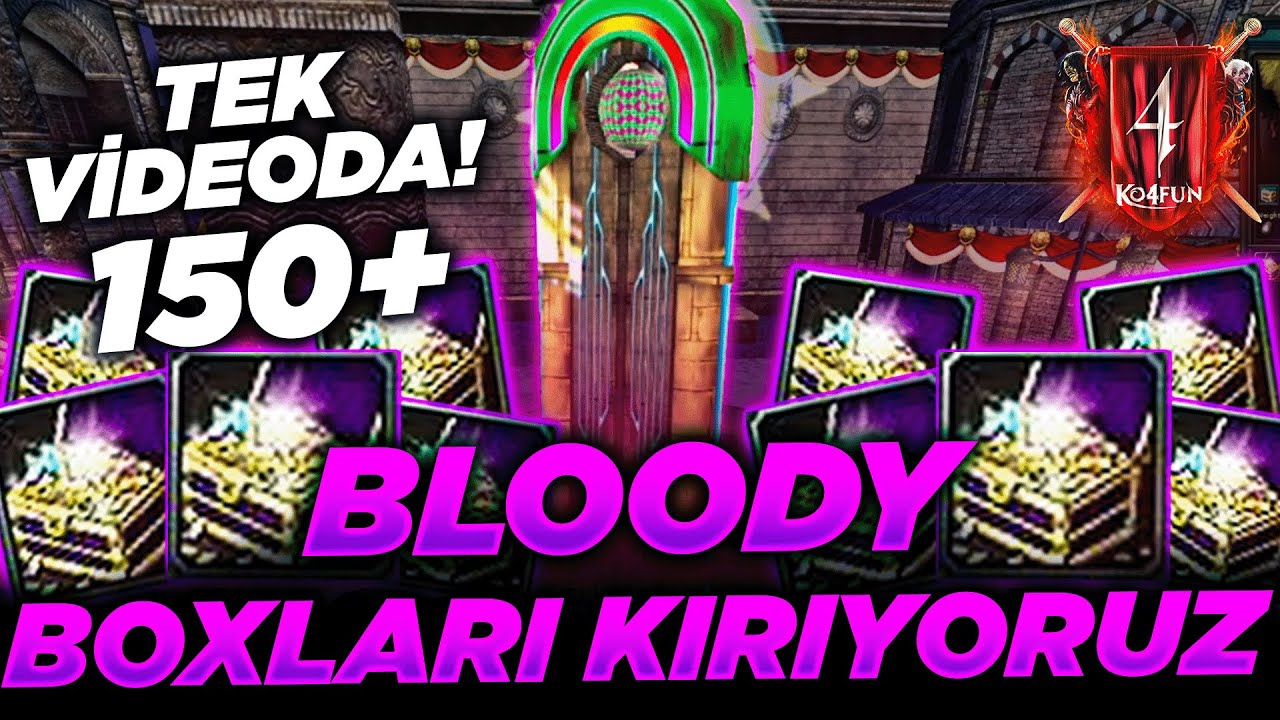 #KO4FUN TÜM BİRİKTİRDİĞİMİZ BLOODY BOXLARI TEK VİDEODA KIRIYORUZ #pvpserver #knightonline