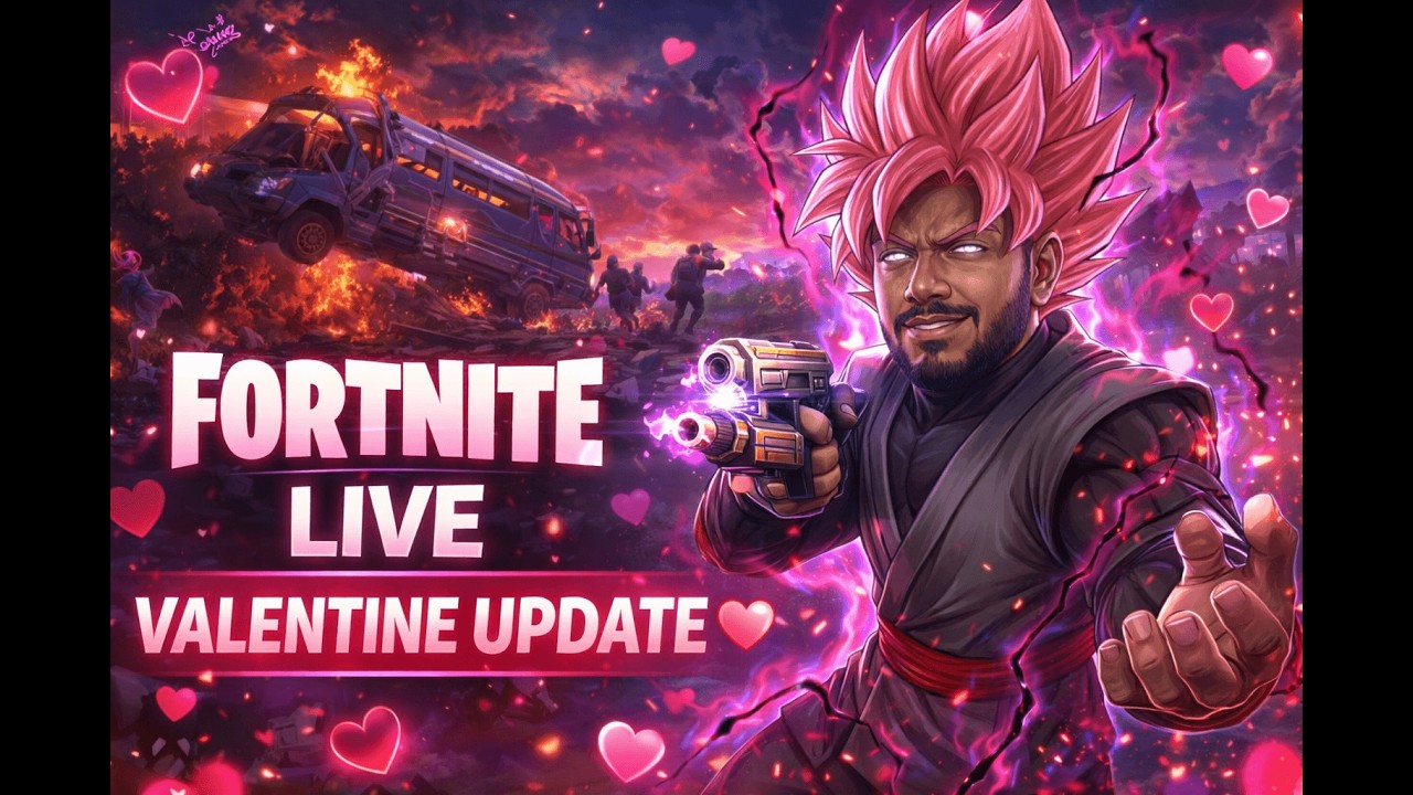 💘 Fortnite Valentine Week LIVE | Chaos, Clutches & Chill Gameplay