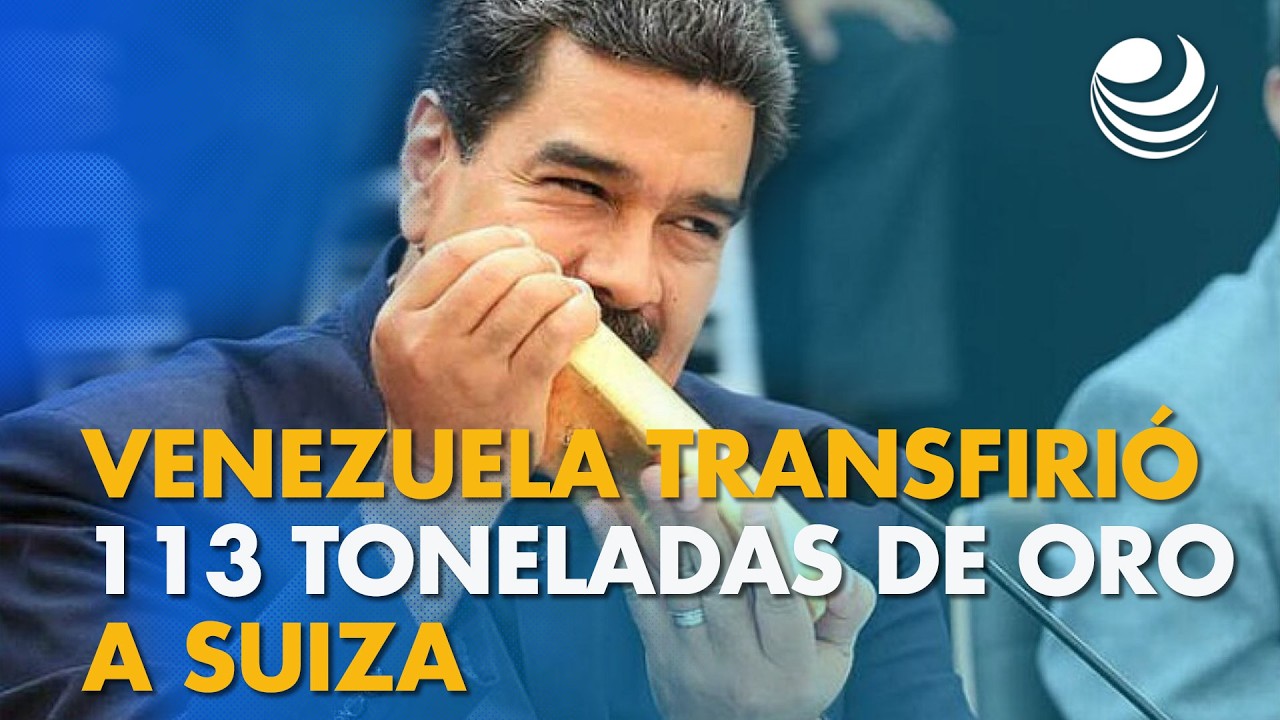 Venezuela transfiri&oacute; 113 toneladas de oro a Suiza