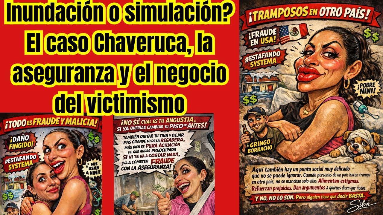 Inundación o simulación El caso Chaveruca, la aseguranza y el negocio del victimismo