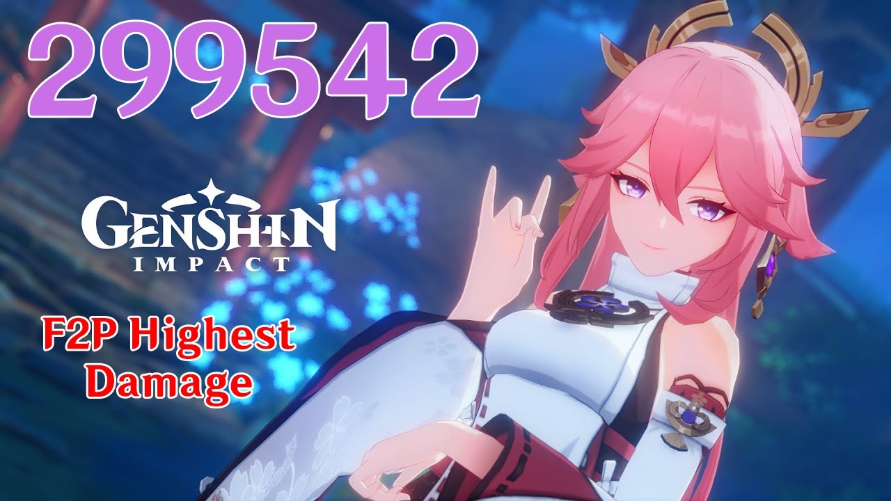 F2P Yae Miko Highest Damage + Team Build