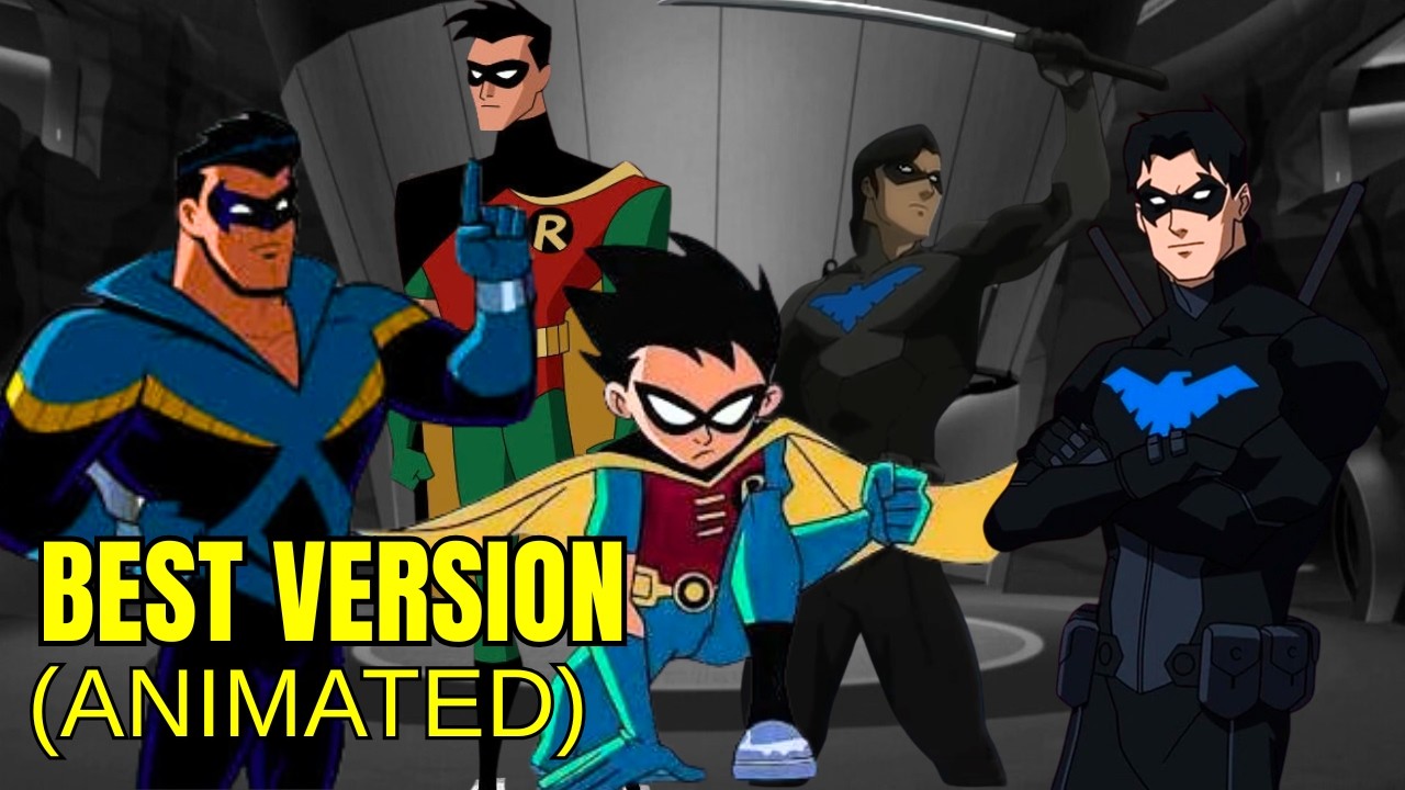 Teen Titans Robin Isn't #1?! Top 5 Animated Versions Of Robin/Nightwing RANKED & EXPLAINED!