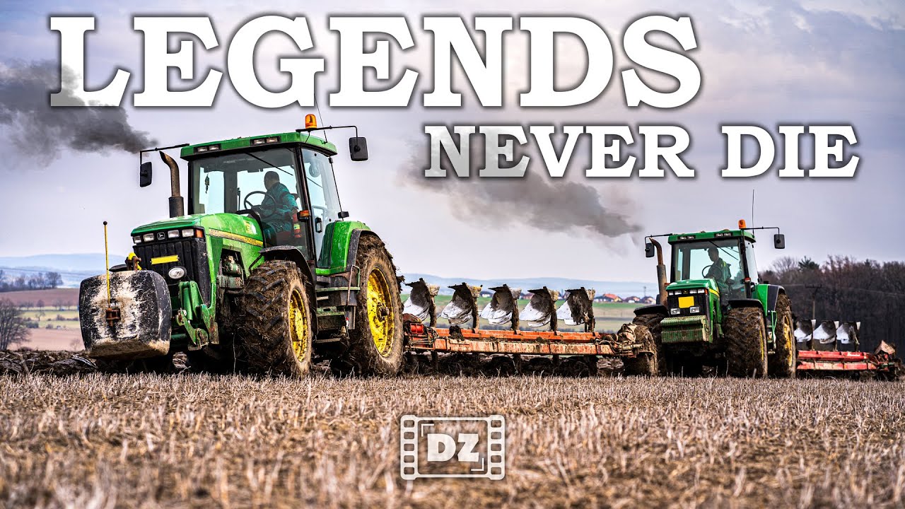 😎 ORBA 2024 / PLOUGHING - John Deere 8310 and 8100 💚 with Kverneland PB 100