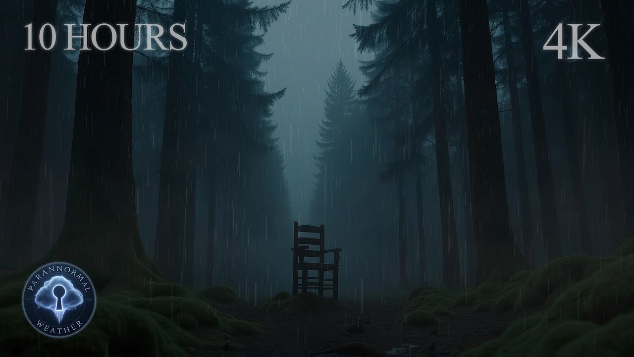 The Empty Chair | 10 Hours of Deep Forest Rain, Silence & Unsettling Night Calm