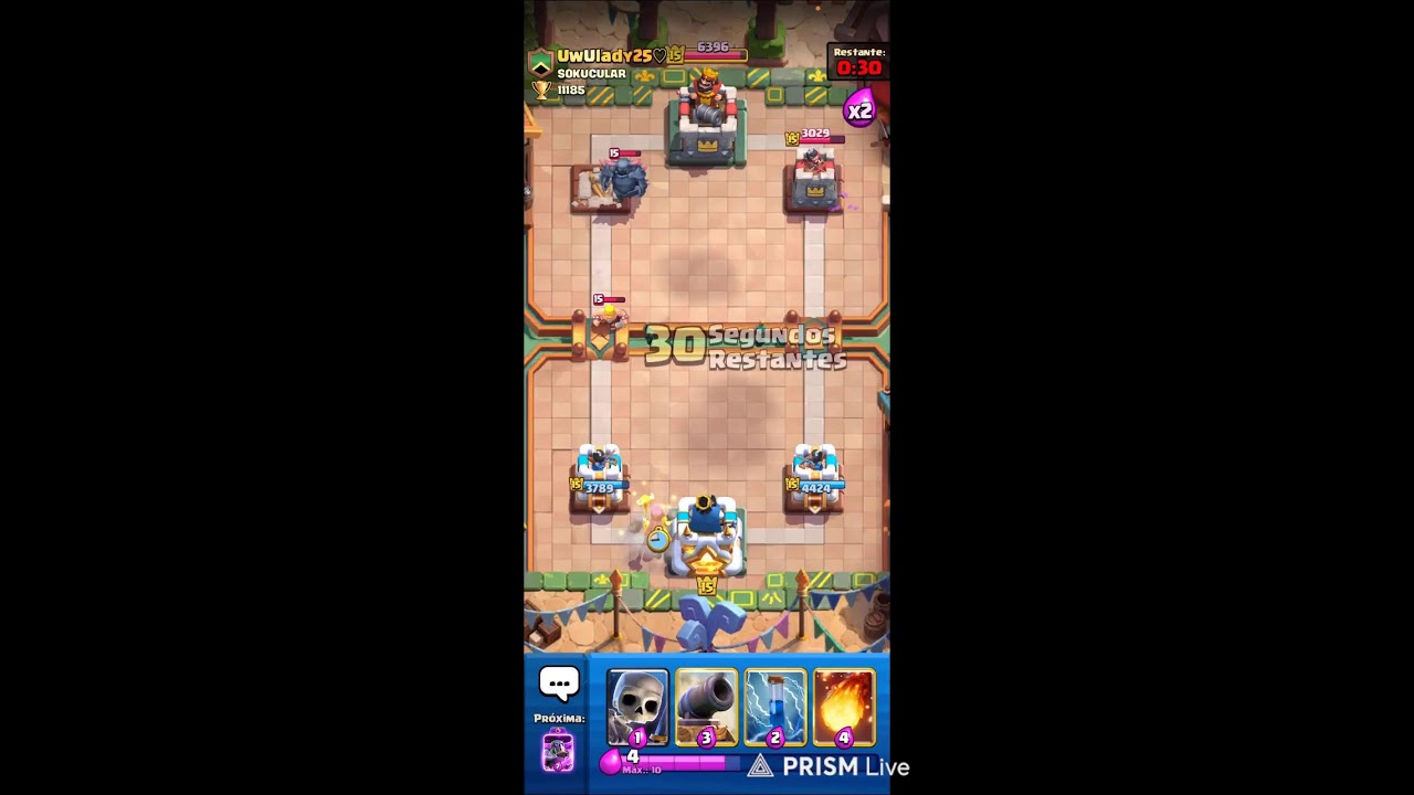 ao vivo no CLASH-ROYALE