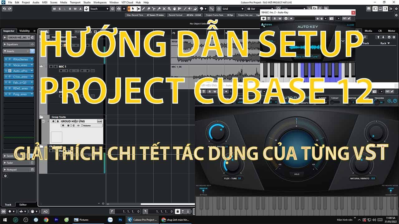 CUBASE 12 - HƯỚNG DẪN SETUP PROJECT CUBASE GIẢI THÍCH CHI TIẾT TỪNG VST DỄ HIỂU