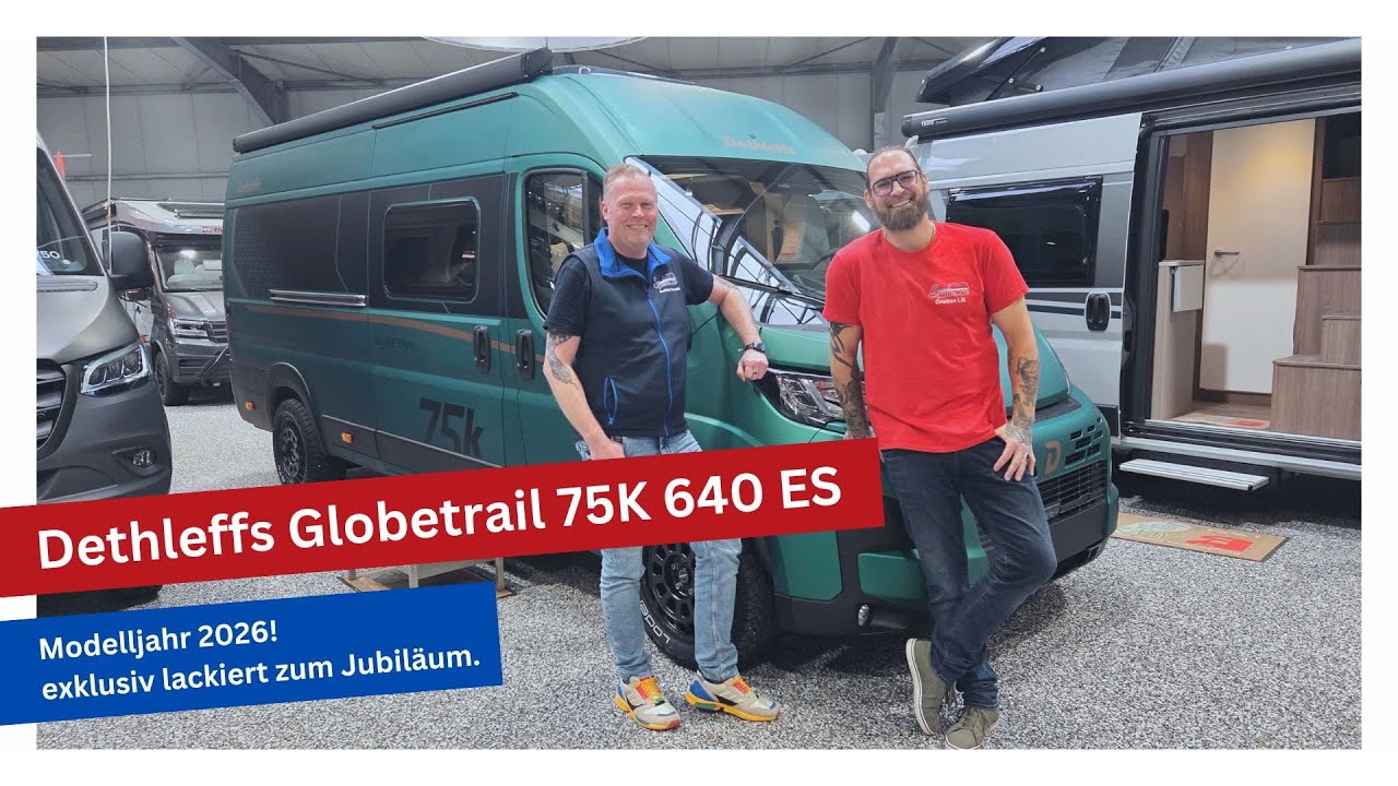 Dethleffs Globetrail 75K 640 ES - exklusiv lackiert zum Jubiläum.
