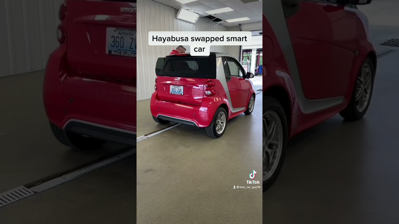 Hayabusa swapped Smart Car Cold Start #shorts