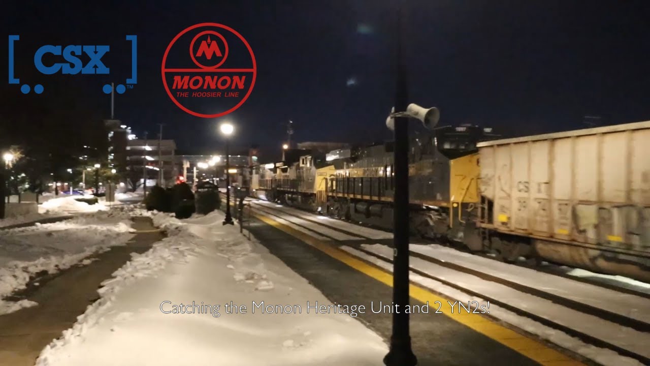Catching the Monon Heritage Unit and 2 YN2s! (2/5/26)
