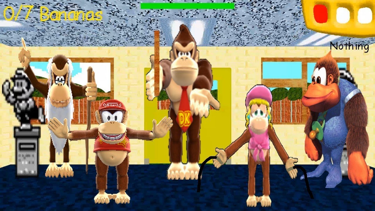 Обновление Donkey Kong's Basics — Baldi's Basics V1.4.3 Mod