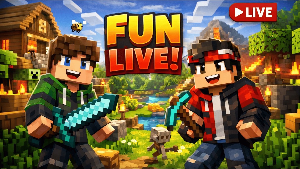 PLAYING SURVIVAL WORLD WITH FRIEND || MINECRAFT JAVA EDITION || Demoted Gamer