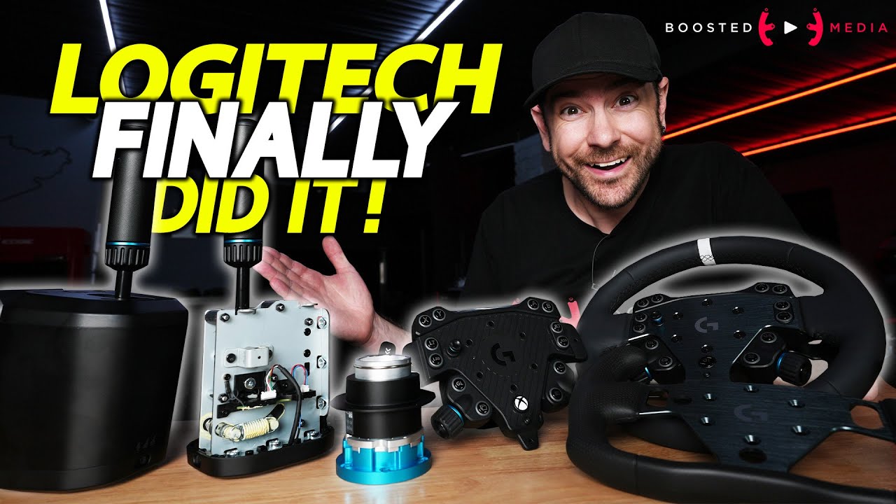 ПОЛНЫЙ ОБЗОР — НОВЫЙ LOGITECH RS: рычаг переключения передач/ручной тормоз, ступица и колеса