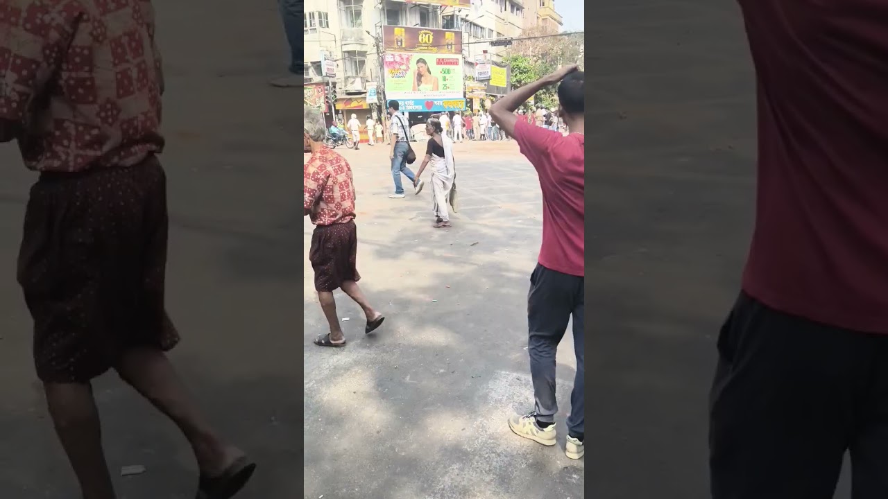 Big fight at Girish Park during BJP rally #reels