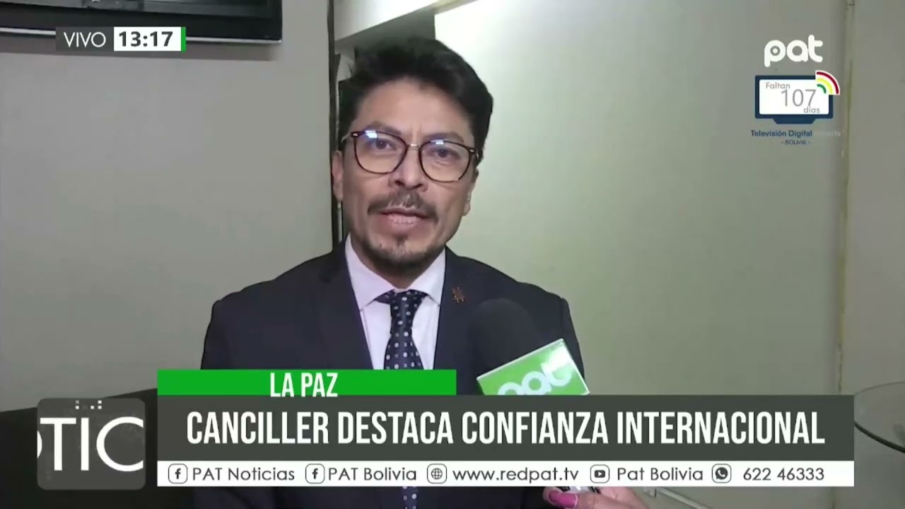Canciller asegura que Bolivia recuperó confianza internacional en 90 días de gestión