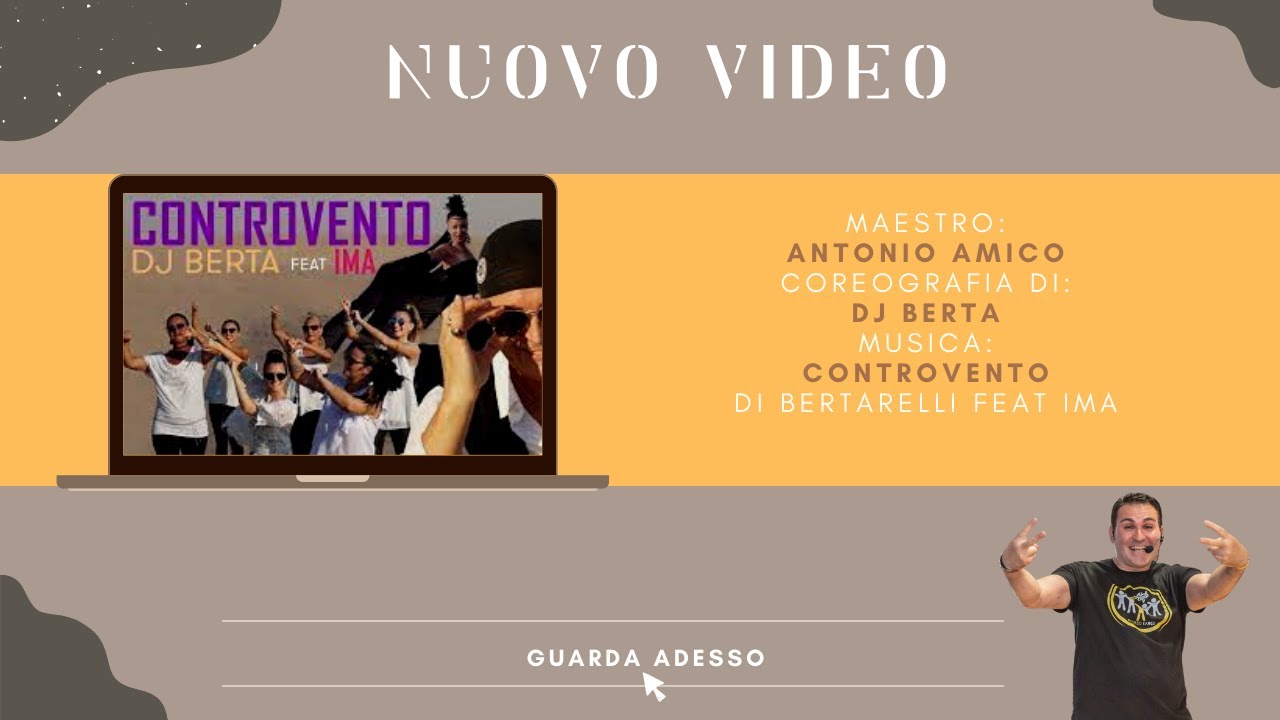 CONTROVENTO | Bertarelli (Dj Berta) - IMA | Coreografia - Balli di gruppo | Antonio Amico