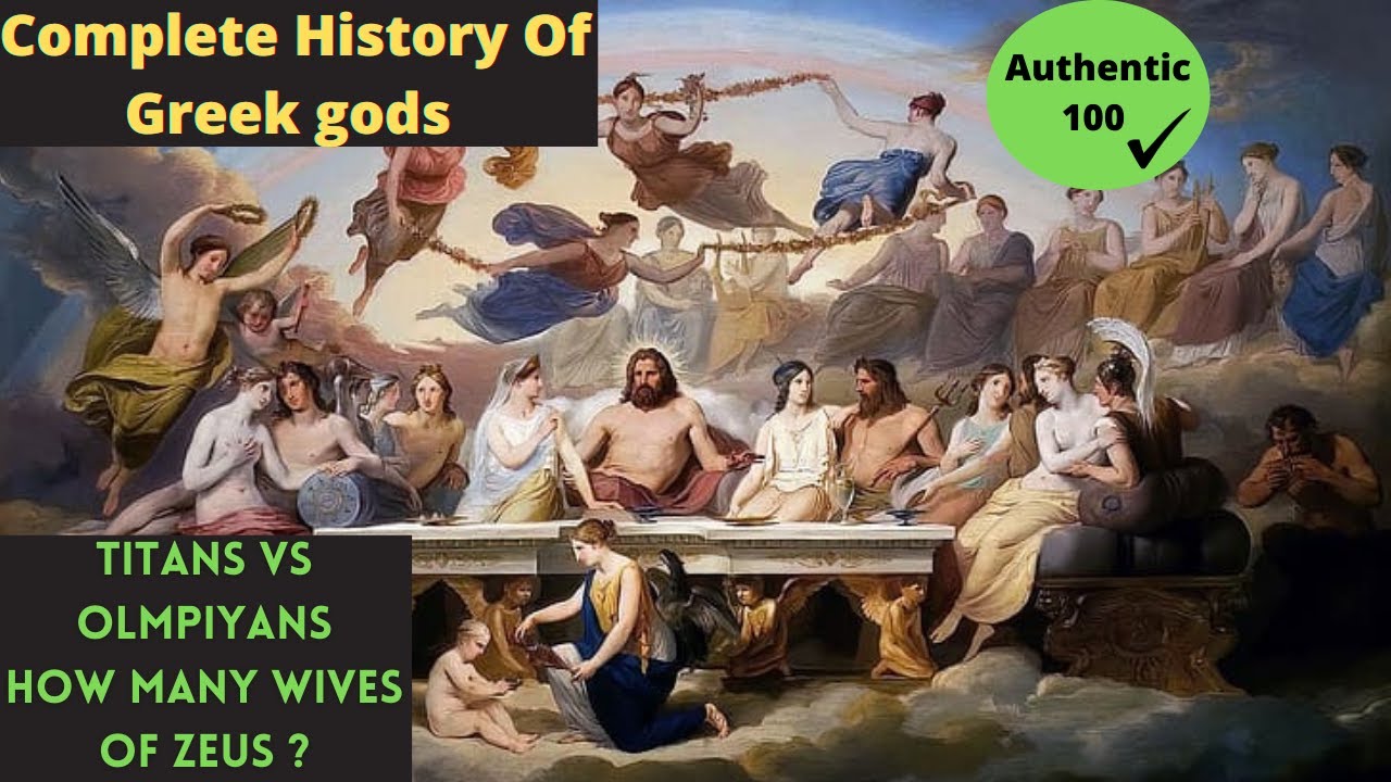 Completed History of greek gods and greek mythology | Who are zeus and hera greek goddess | verified