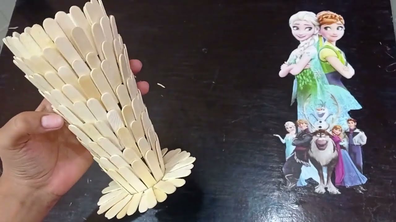 How to make flower vase | Ice cream stick craft idea | Beautiful flower vase | easy creativity