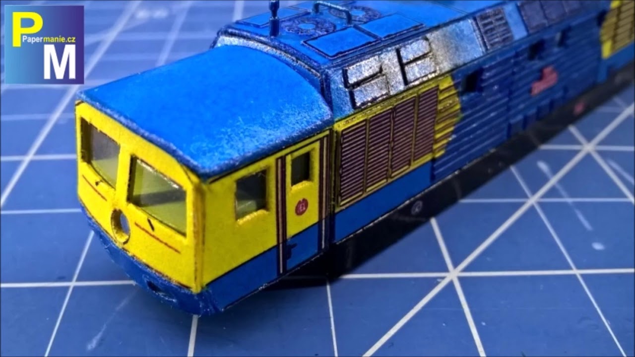 PAPÍROVÝ MODEL - lokomotiva ř.499 “Kyklop“