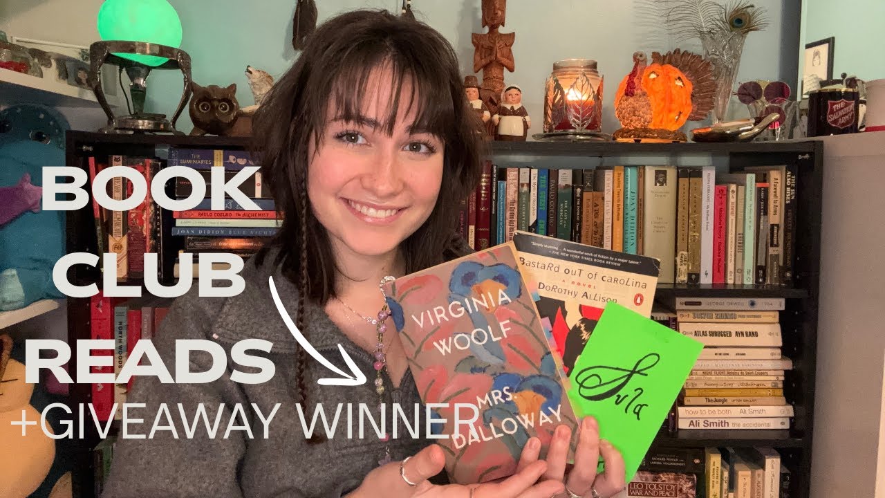 BOOK CLUB READS + GIVEAWAY WINNER | Classics, Experimental Fiction, Biography