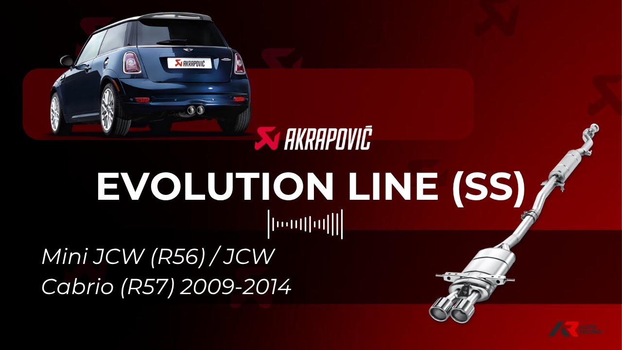 CATBACK - AKRAPOVIC - MINI JCW (R56) 2009-2014