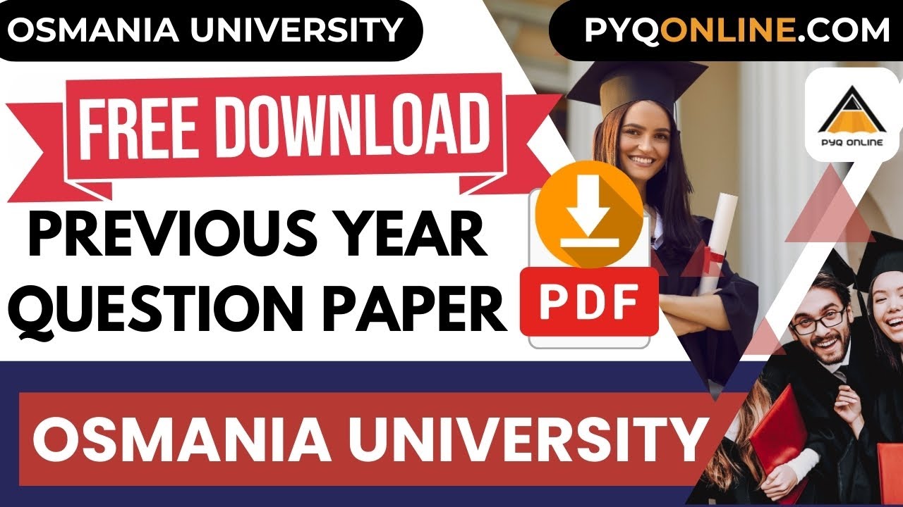 Osmania University  free previous year question paper download l