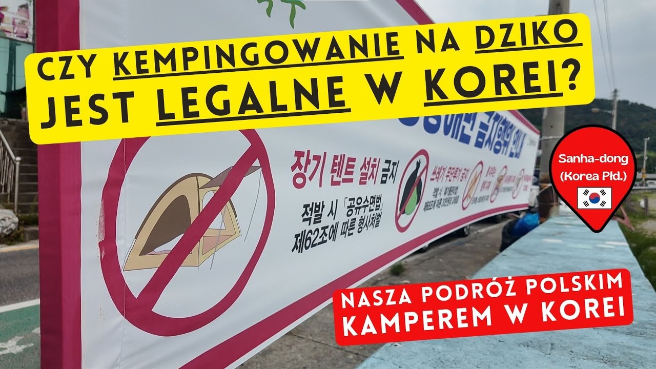 [112] Czy kempingowanie na dziko jest legalne w Korei? 🇰🇷 🥬 Kamperem przez świat 🚐 z Psem 🐕&zwj;🦺