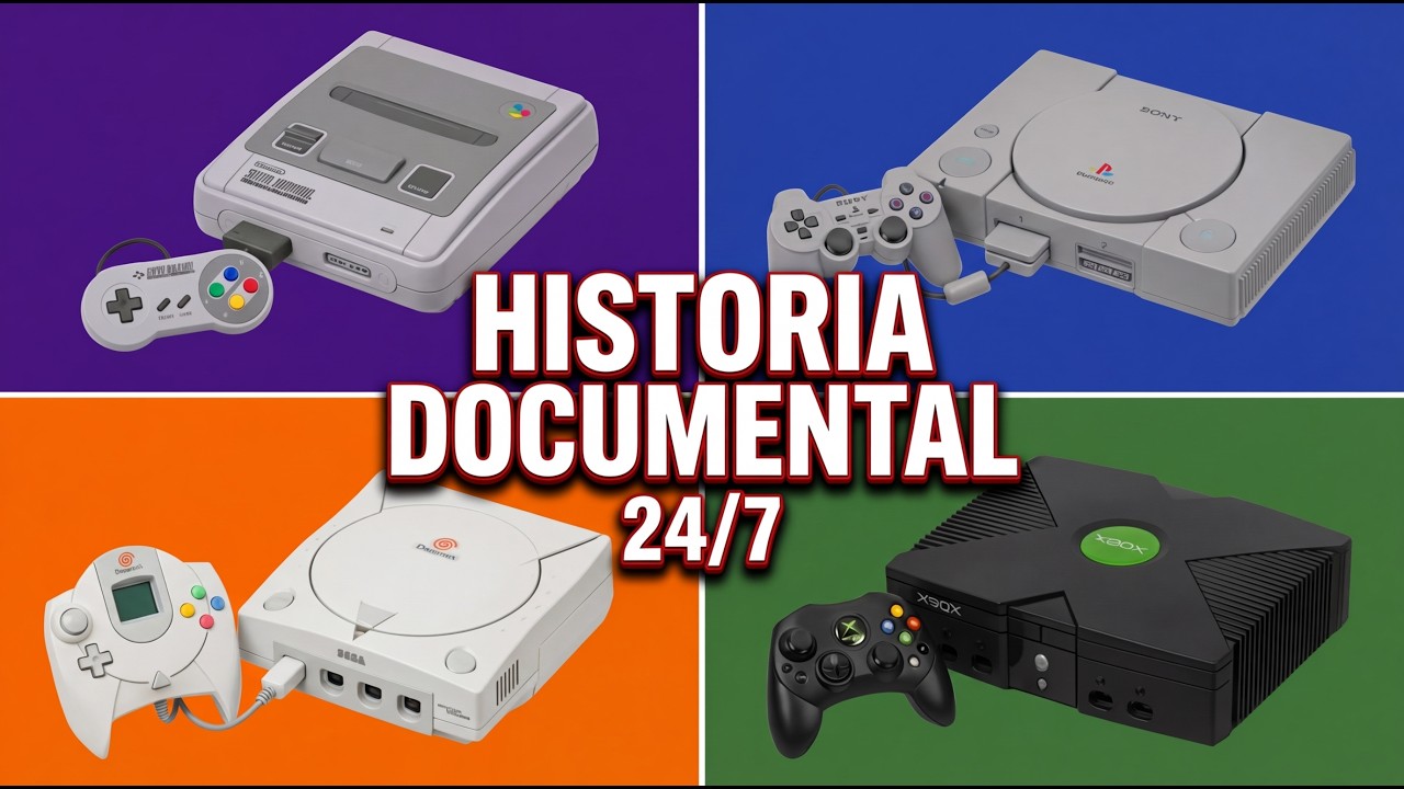 🔴 MARATÓN 24/7: Guerra de Consolas, Fracasos y Éxitos (PlayStation, Xbox, Nintendo y SEGA)