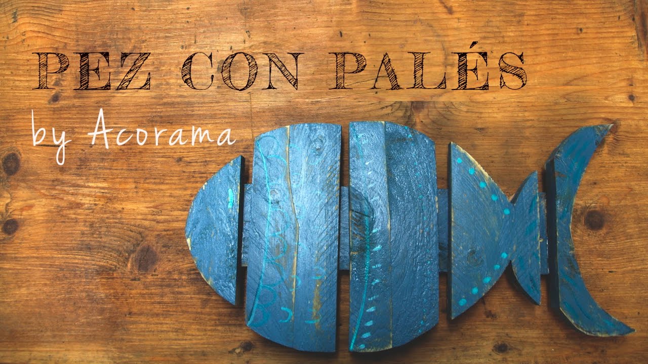 DIYclub - De palé a pez decorativo