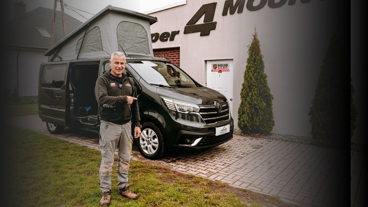 RENAULT TRAFIC montáž zvedací střechy, čalounění interiéru