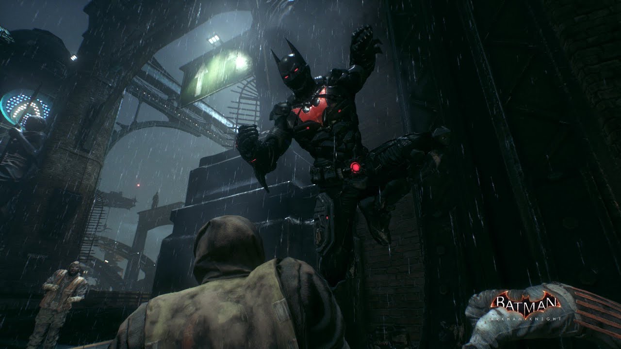 Batman Arkham Knight (PC) - Beyond 2039 Suit Brutal Combat & Free Roam Gameplay