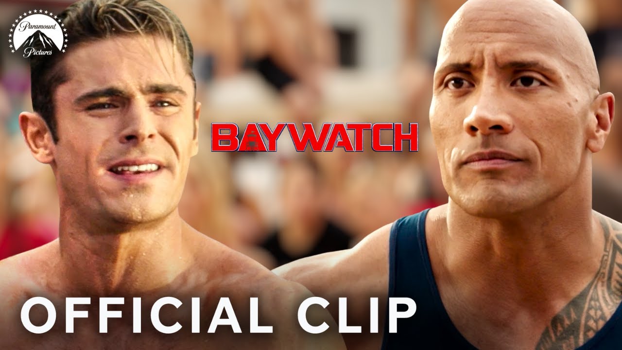 Baywatch (2017) | Zac Efron vs. The Rock: Obstacle Course Showdown | Paramount Movies