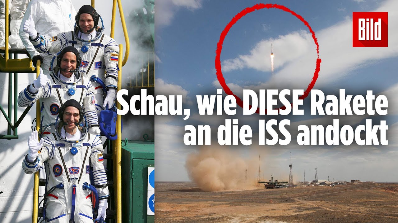Schau zu, wie neue Astronauten an der ISS ankommen | NASA Live
