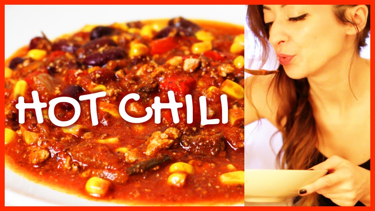 ♥ HOT CHILI ♥ Veganes Chili Rezept - gesund, lecker, low-carb, fettarm