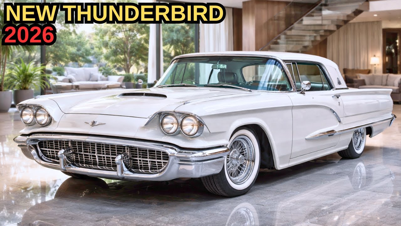 Ford Thunderbird 2026 года вернулся... и он прекраснее, чем когда-либо...