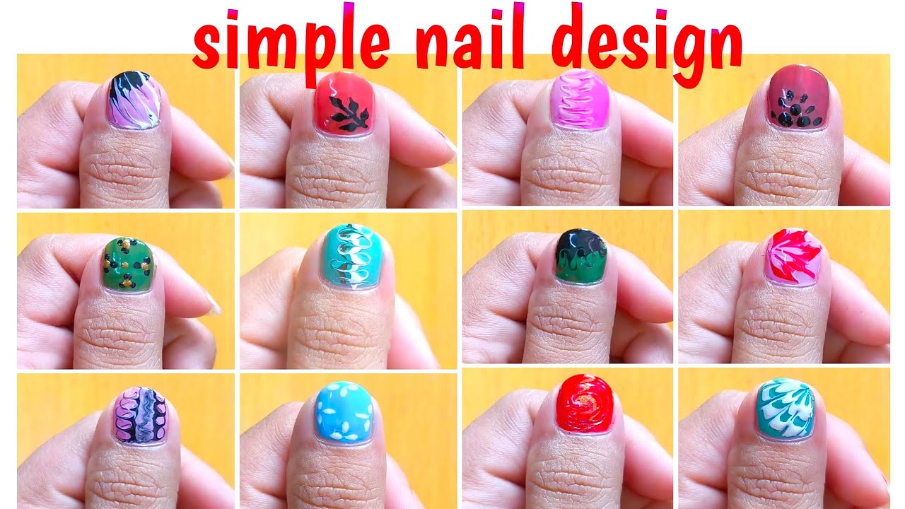 Simple nail design #viral #trending #youtube #viralvideo #trendingvideo 