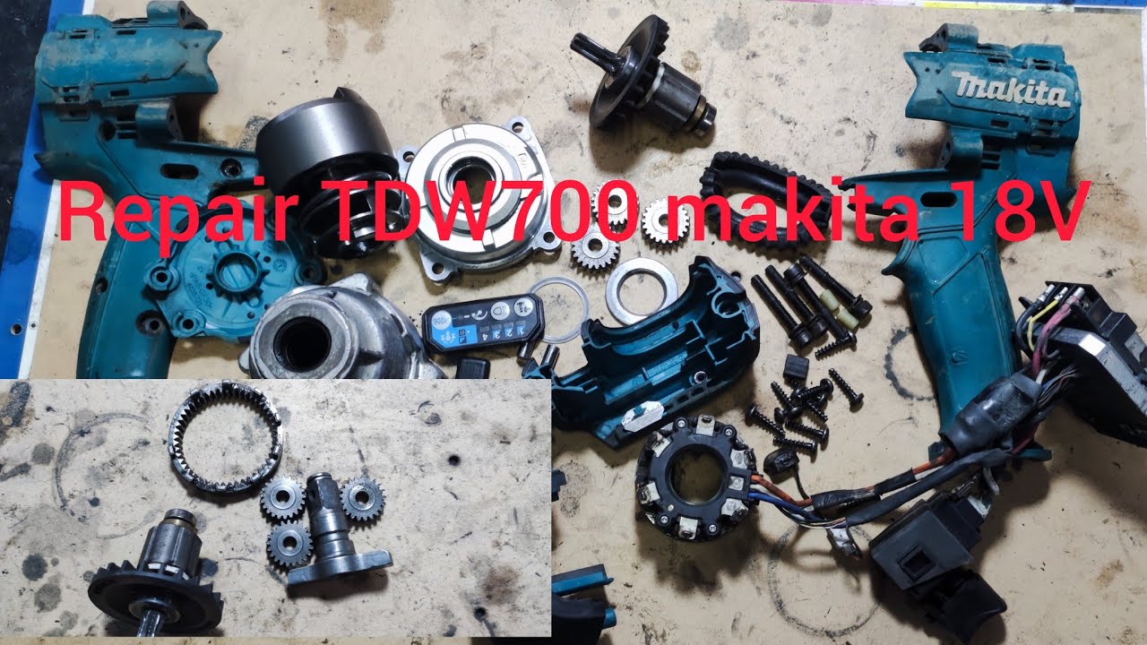 Repair TDW700 makita brushless 18V