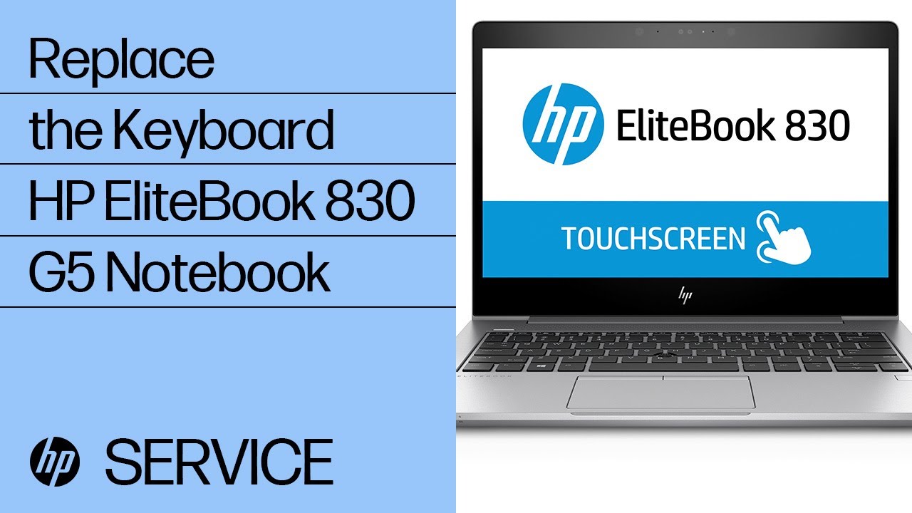 Replace the Keyboard | HP EliteBook 830 G5 Notebook | HP Support
