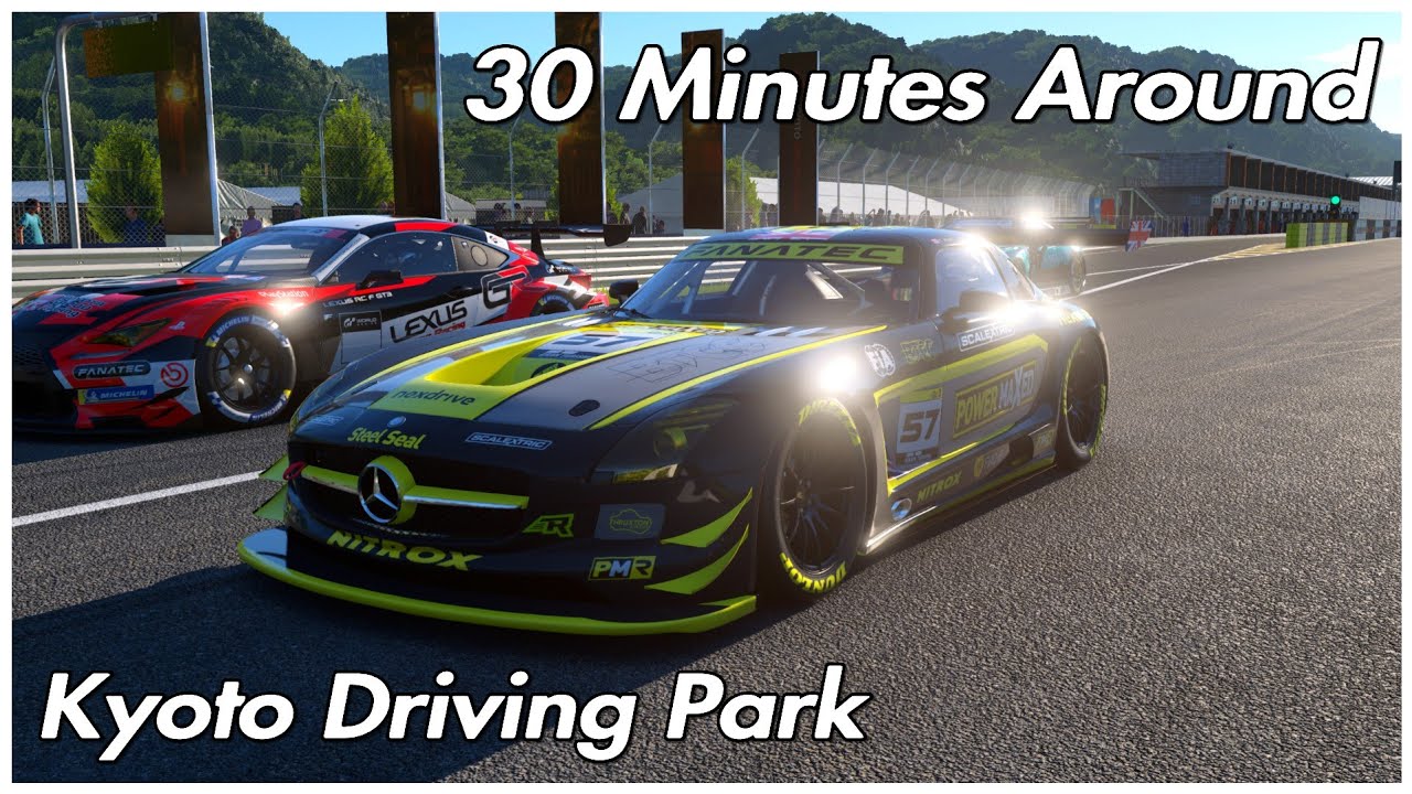 30 minutes around Kyoto Driving Park in a Mercedes-AMG SLS GT3