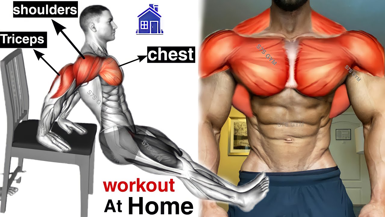 Push ups exercises 💢Targets: Chest, arms, shoulders, core تمارين الجزء العلوي🏠 @S7S_WORKOUT