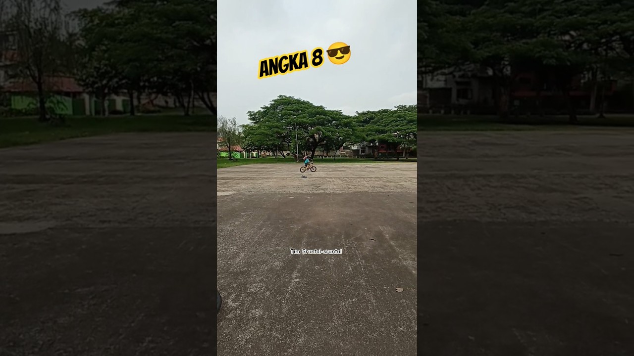 Angka 8😎 Latihan belok pakai BMX 