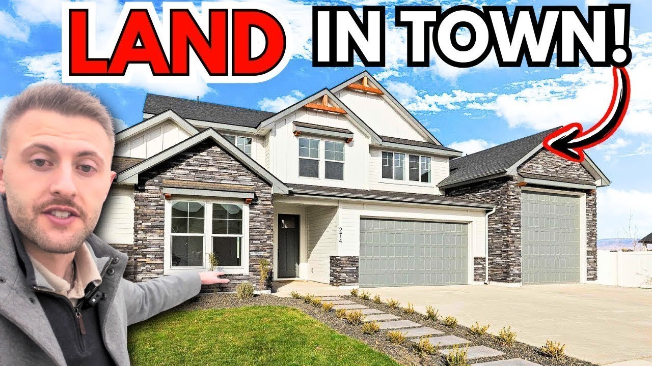 Homes on LAND in Town! Meridian Idaho New construction Homes