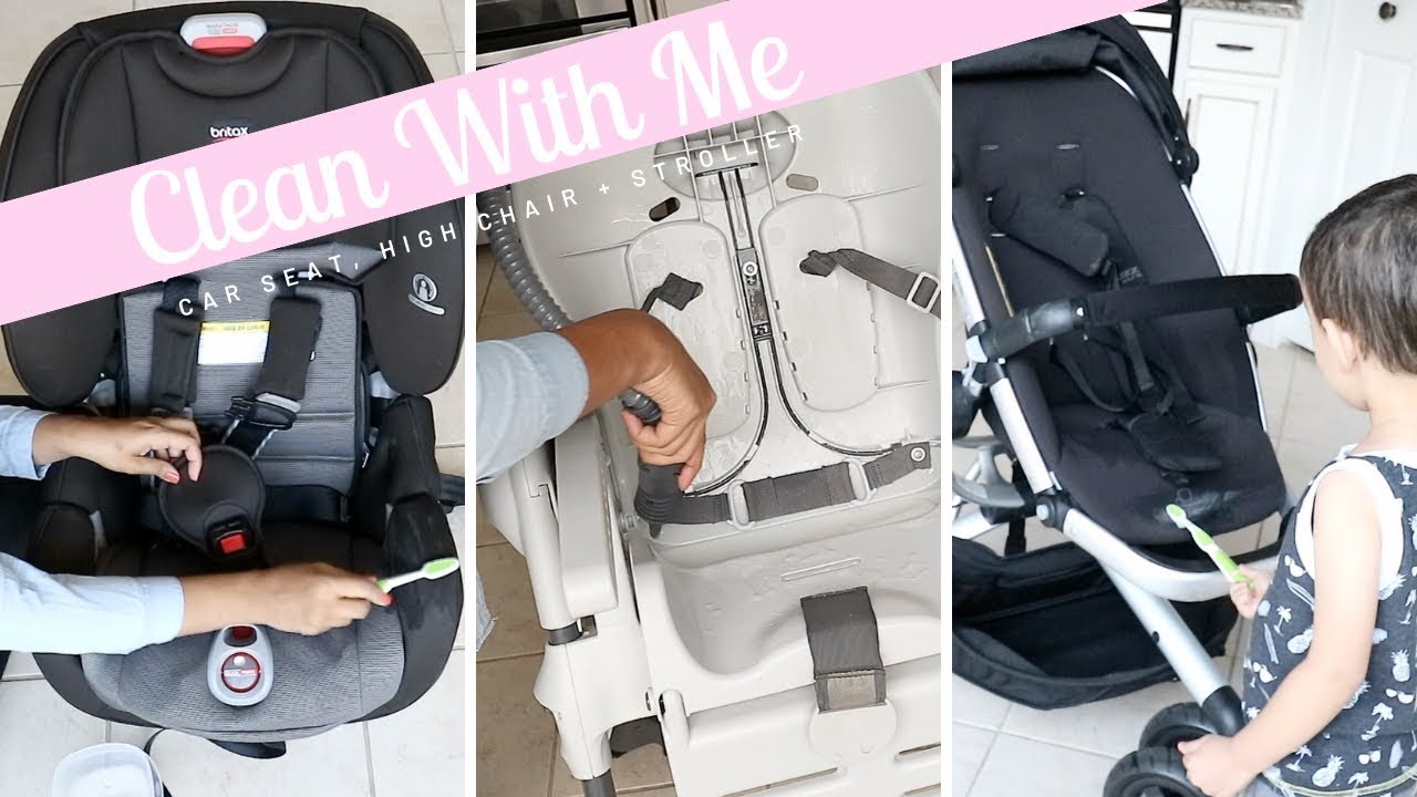 Clean With Me | Infant Car Seat, High Chair, + Stroller