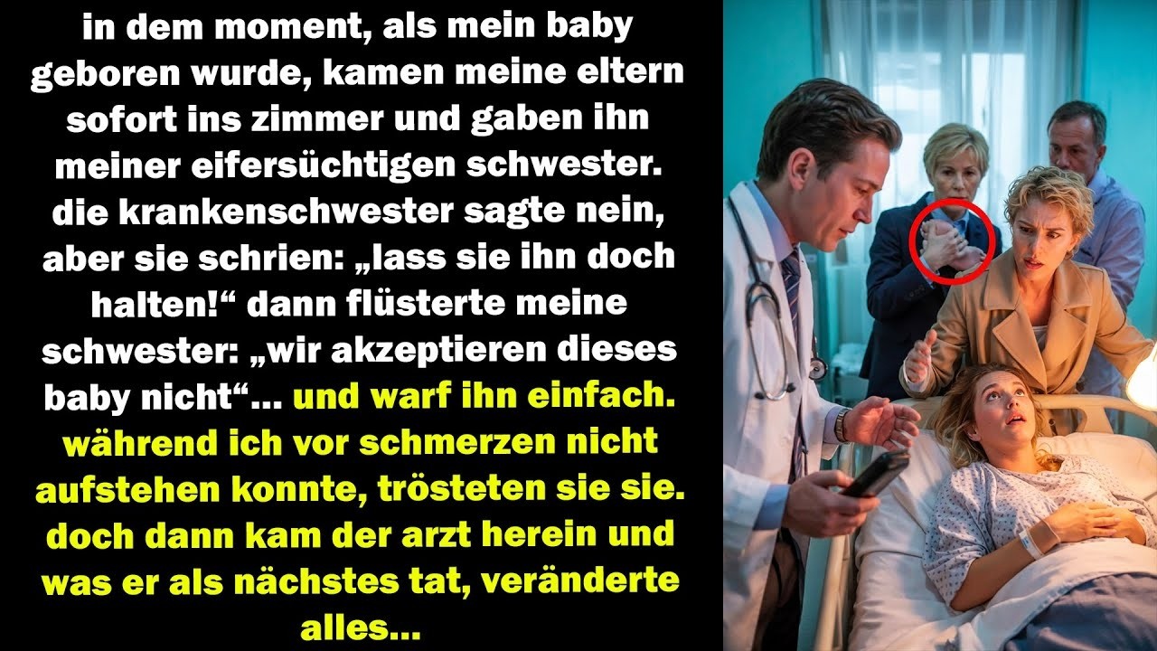 meine schwester warf mein baby, weil ich vor ihr ein kind bekam meine eltern hielten zu ihr