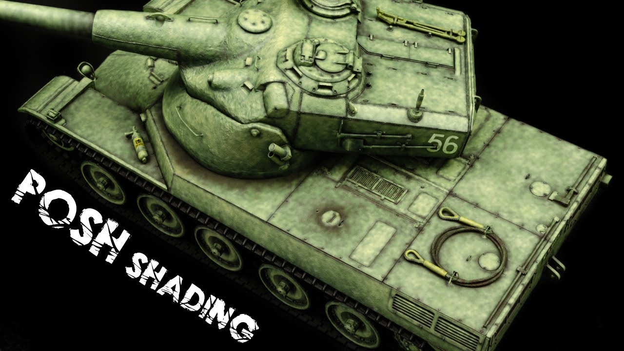 Cranking Up The Post-Shading To Eleven! AMX-50 (Resinscales 1/35)