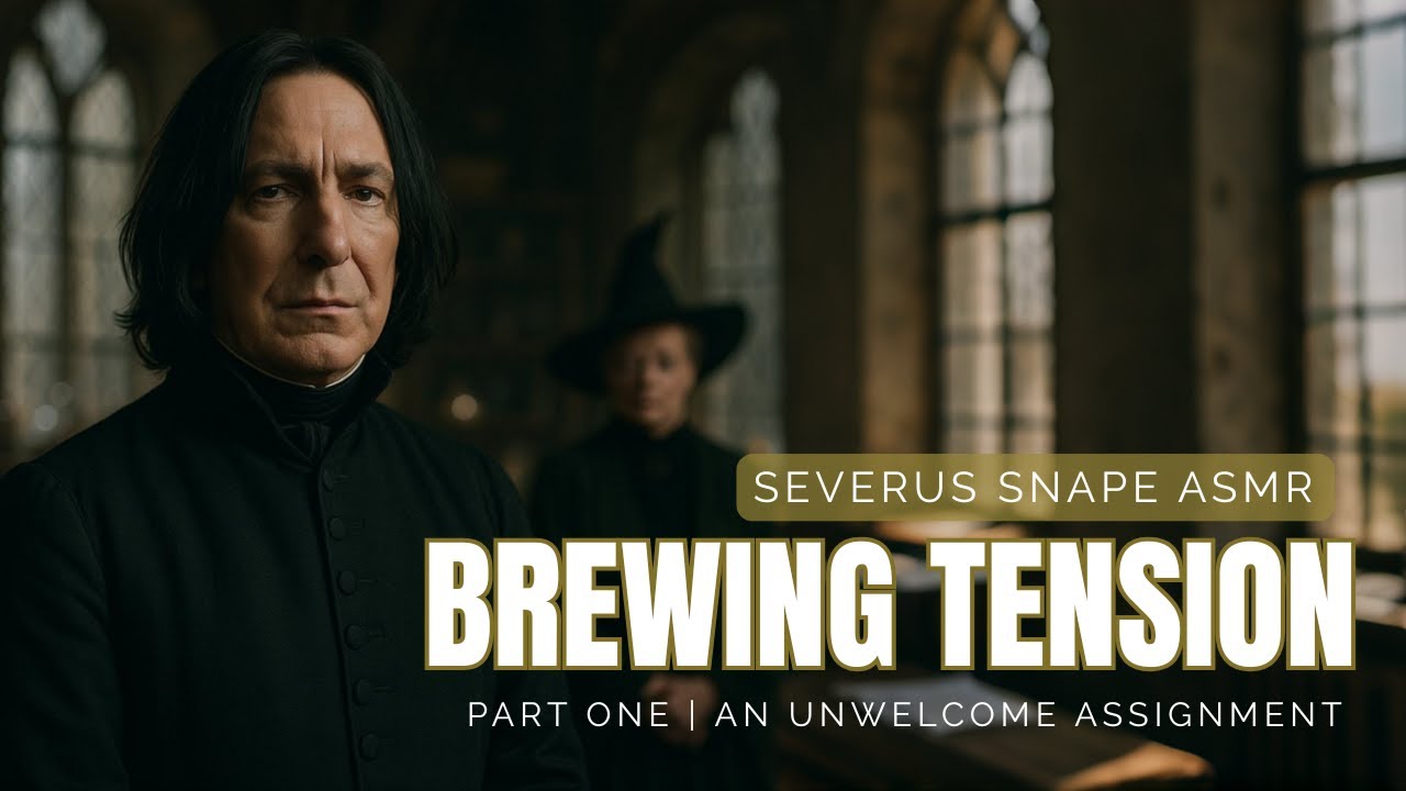 SEVERUS SNAPE ASMR | You're His New Research Partner | Brewing Tension Part 1 [Snape x Listener]