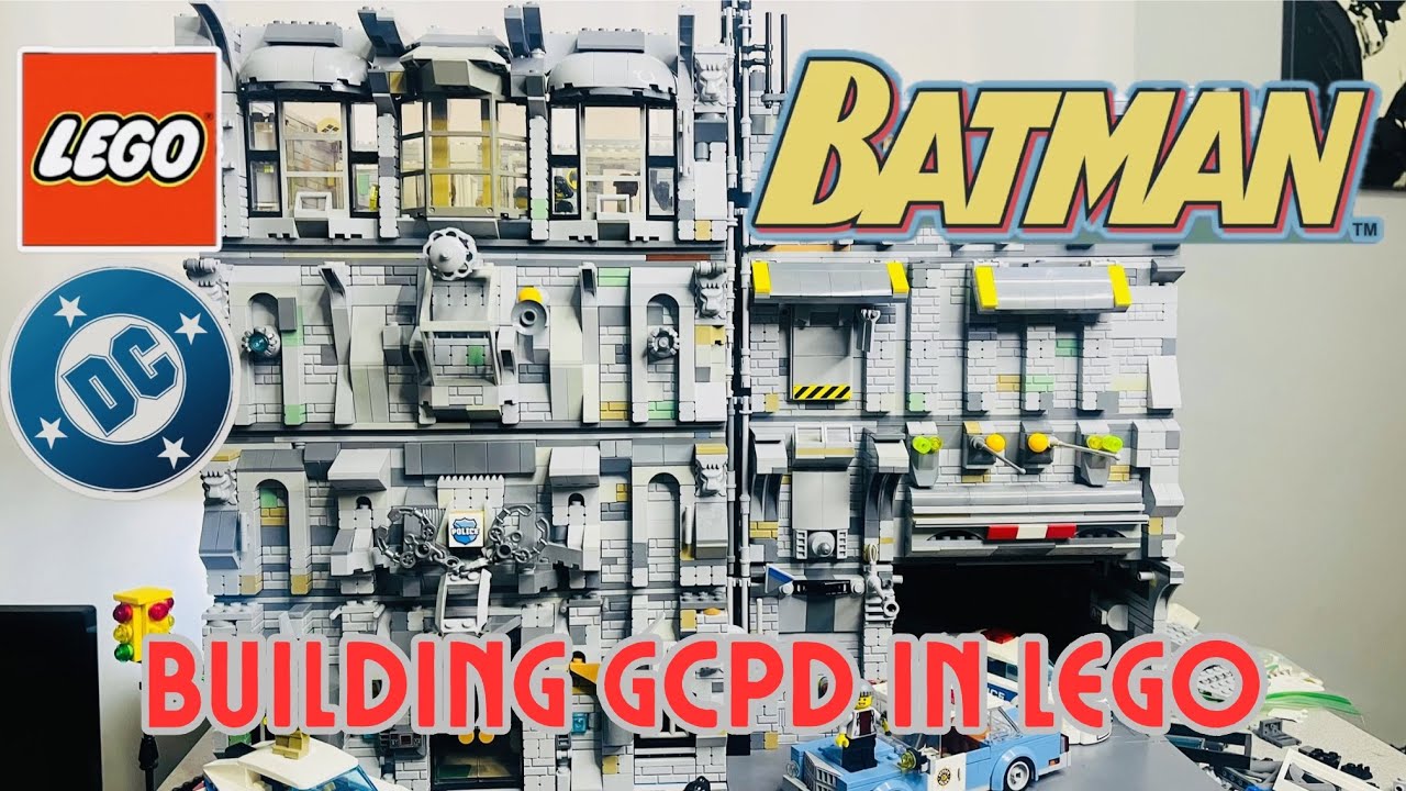 MY LEGO GCPD MOC! EP.5!!  Building The 3rd & 4th Floors!!!