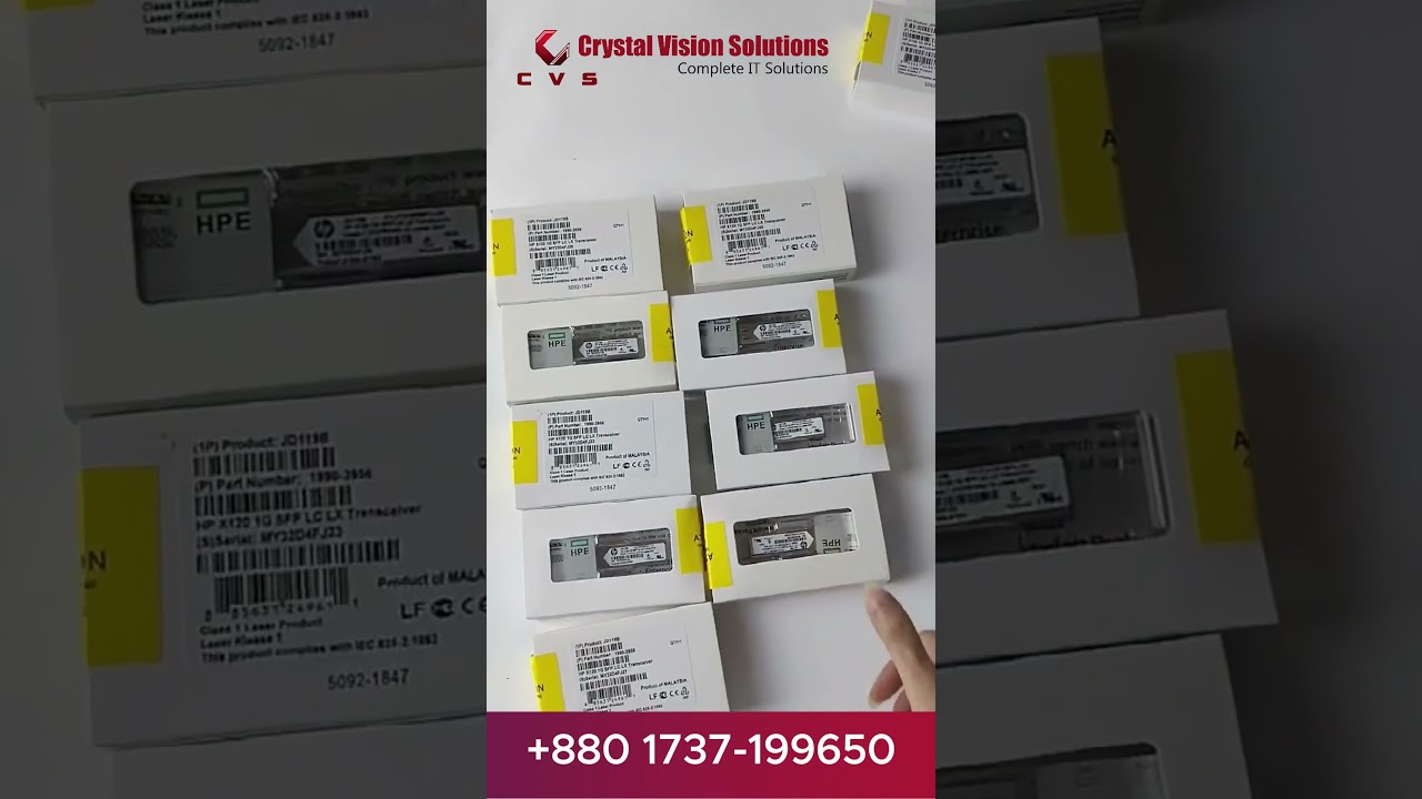 HPE Fiber Optic Transceivers Price in BD | HPE 400G SFP Modules | Crystal Vision Solutions