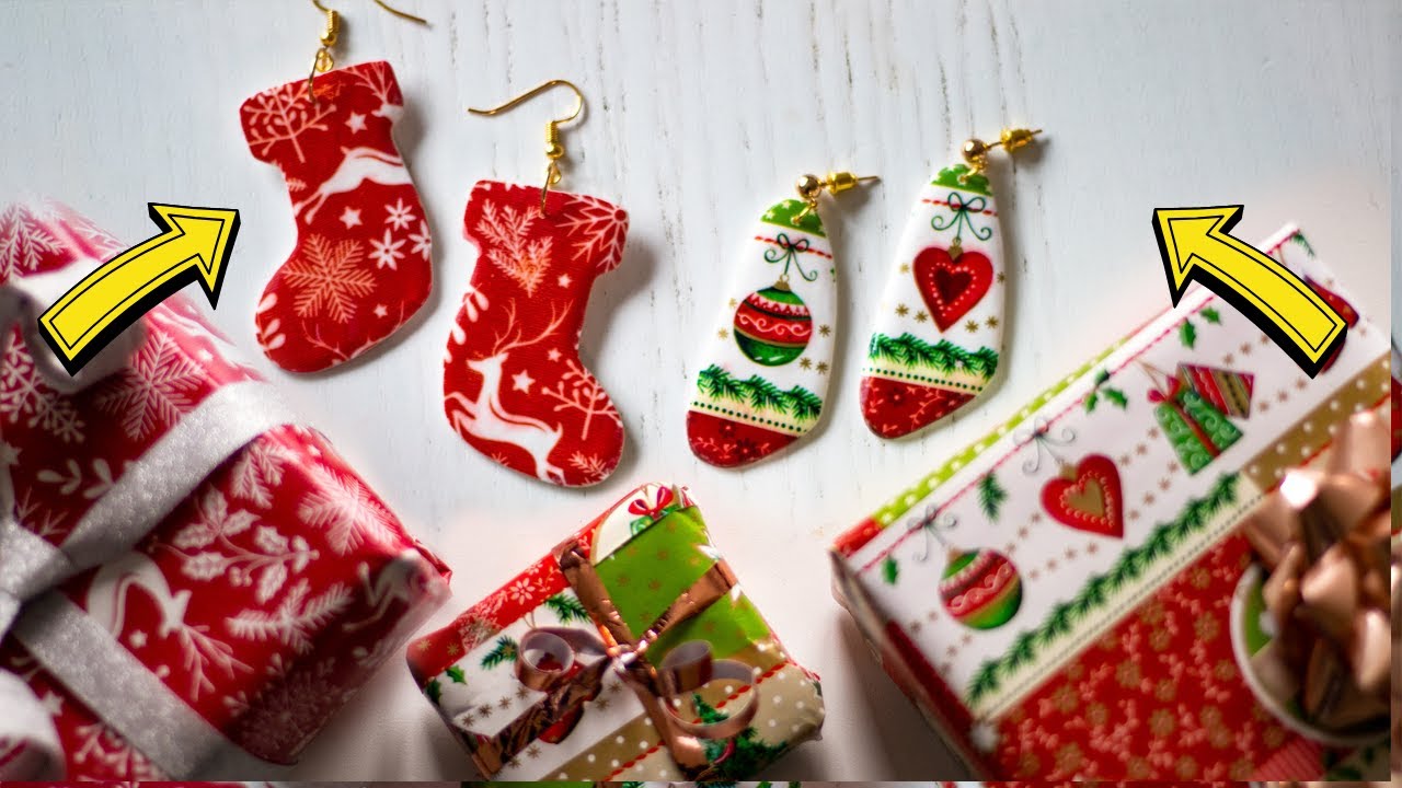 How to Transfer Wrapping Paper on Polymer Clay!
