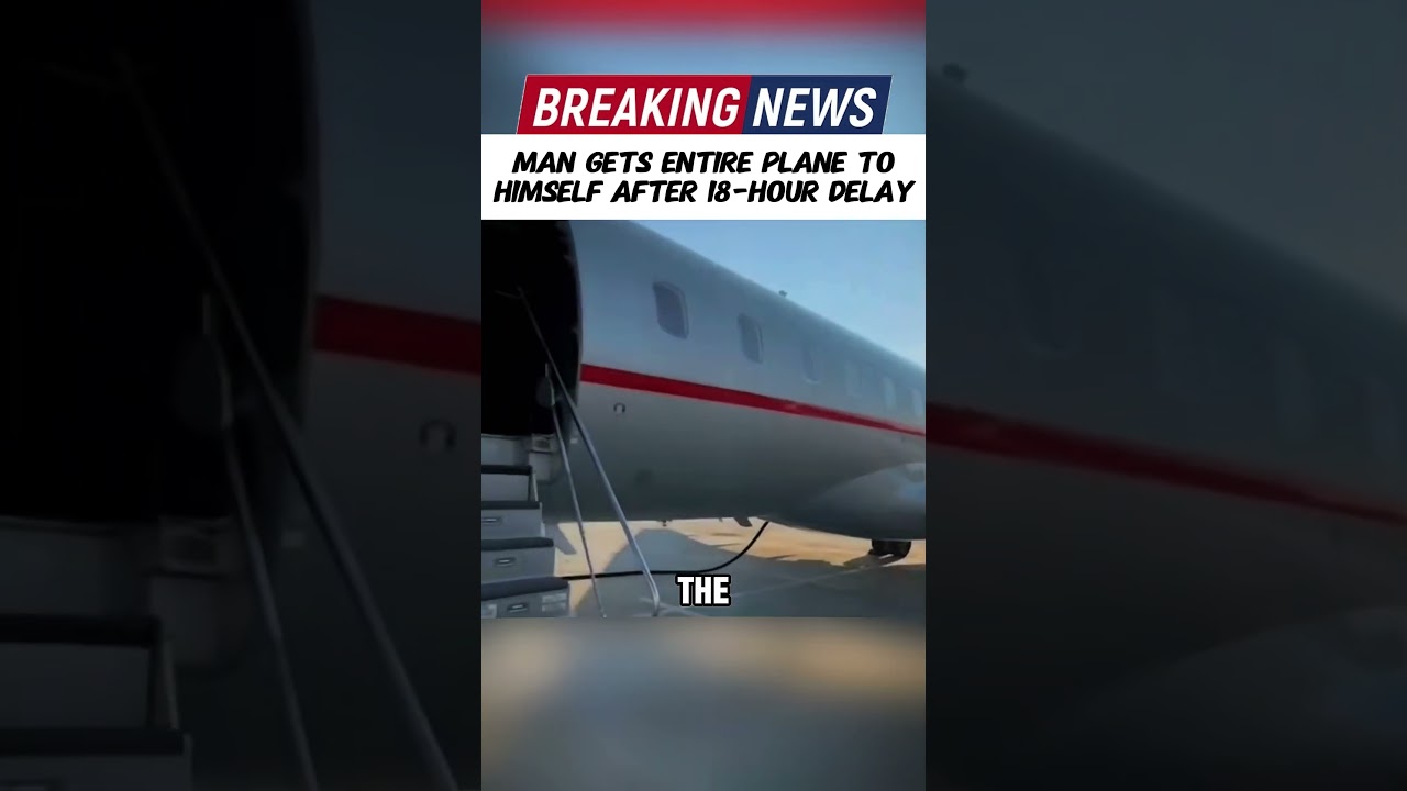 После 18-часовой задержки ему удалось завладеть всем самолетом. #fyp #news #plane #foryou #breank...