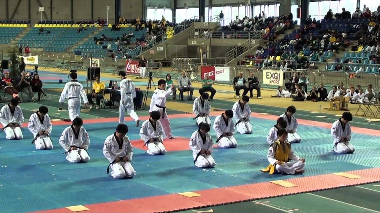 Kukkiwon Taekwondo Demonstration (2012 Belgian Open)